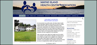 Mayne Island Health Centre Association Site