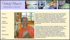 Wendy Munroe - Paintings in Acrylic - Pender Island, BC
